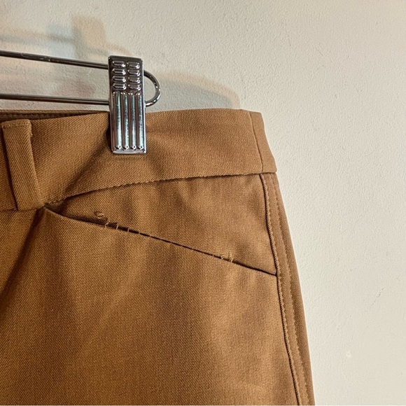 Banana Republic Sz 10 Tan Sloan Straight Washable Bi-Stretch Trouser Pants NEW - Picture 4 of 14